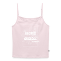 Women's Premium Organic Spaghetti Strap Top - powder pink