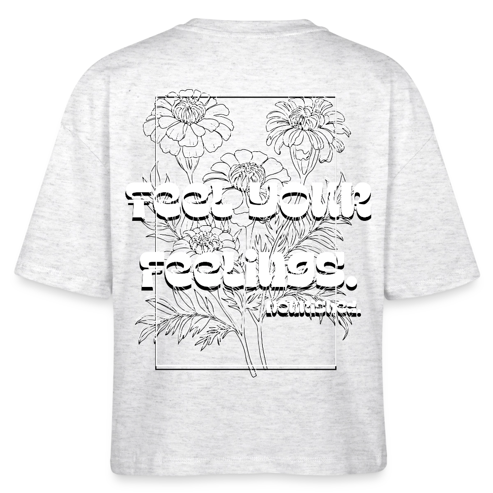 Stanley/Stella Nova Women’s Boxy Organic T-Shirt - heather white