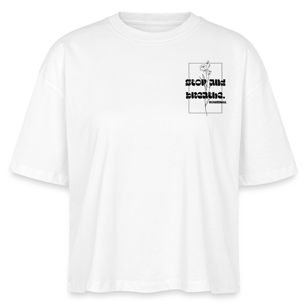 Stanley/Stella Nova Women’s Boxy Organic T-Shirt - white