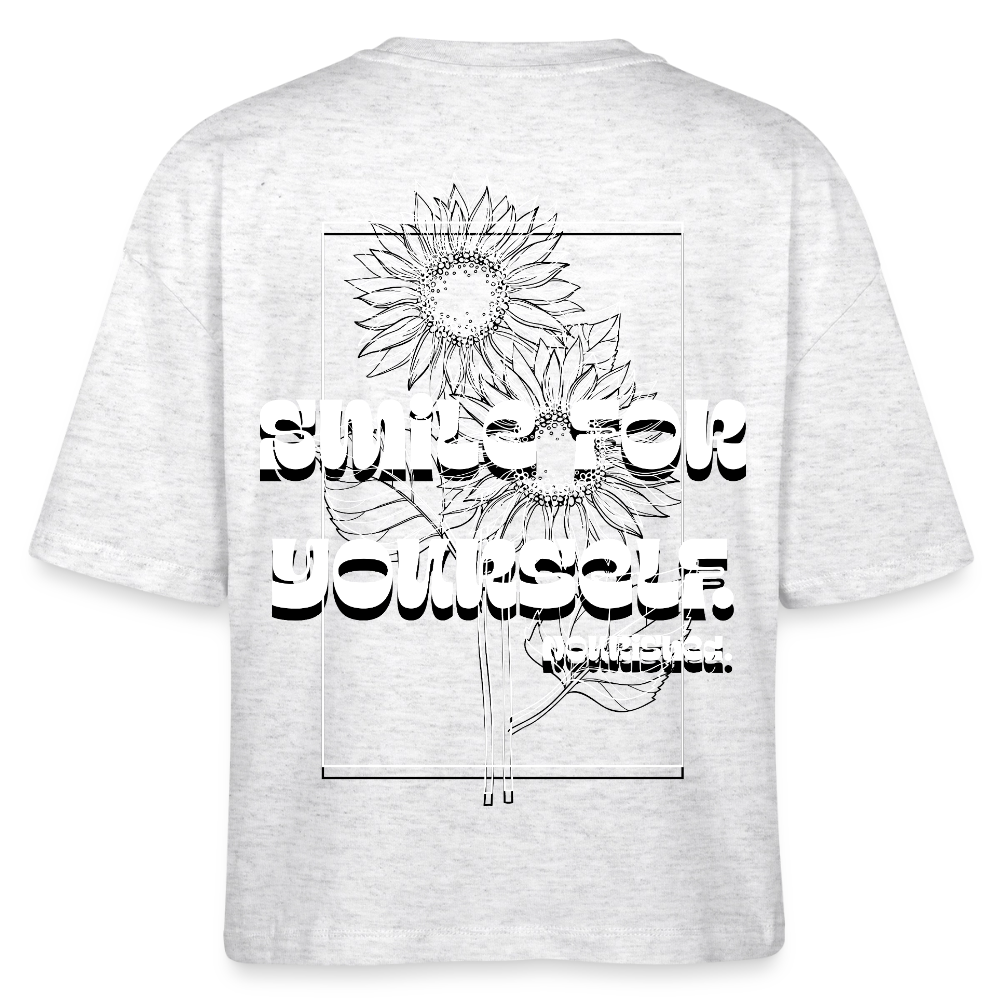 Stanley/Stella Nova Women’s Boxy Organic T-Shirt - heather white