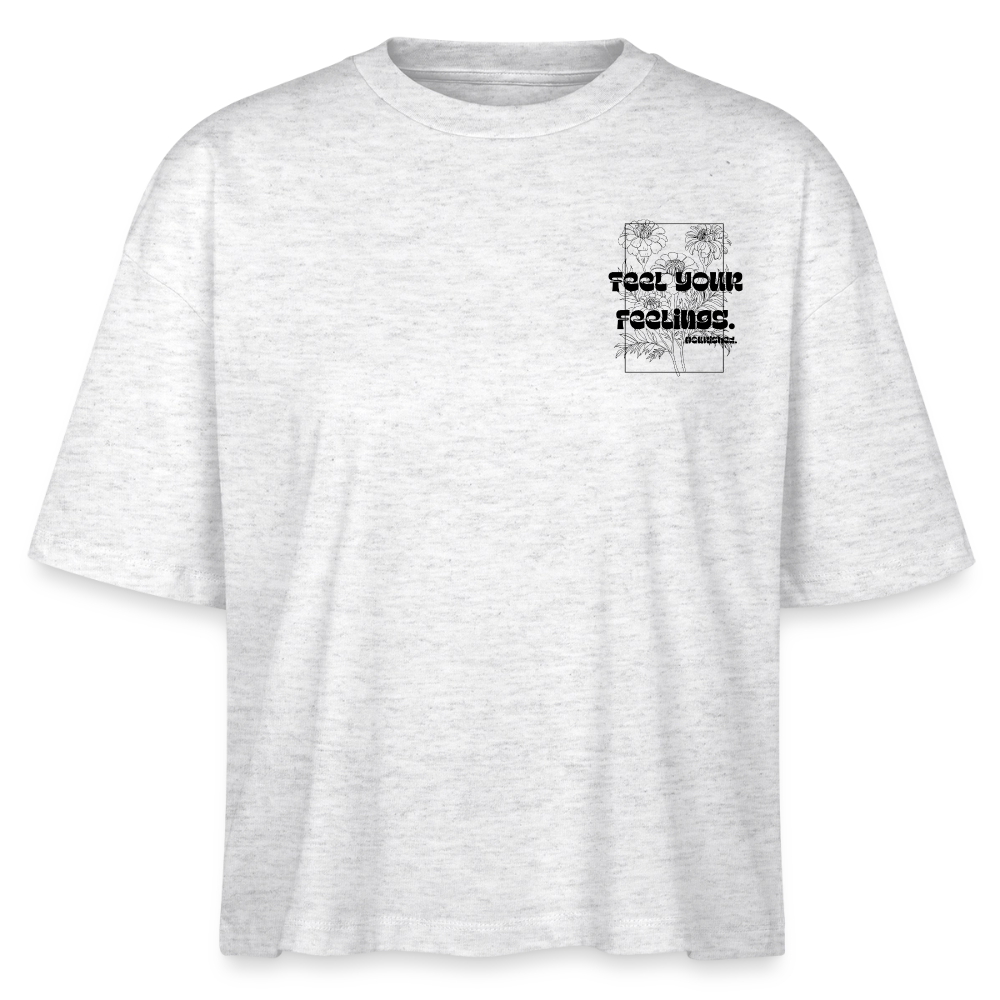 Stanley/Stella Nova Women’s Boxy Organic T-Shirt - heather white