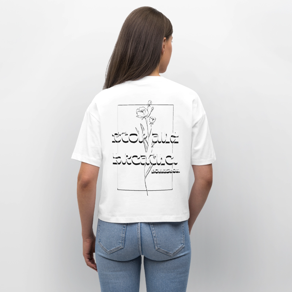 Stanley/Stella Nova Women’s Boxy Organic T-Shirt - white