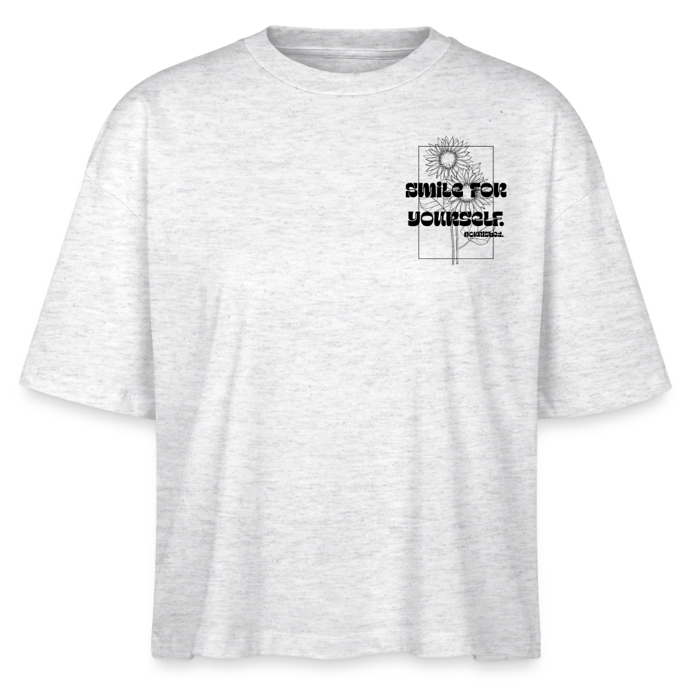 Stanley/Stella Nova Women’s Boxy Organic T-Shirt - heather white