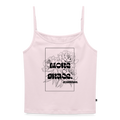 Women's Premium Organic Spaghetti Strap Top - powder pink